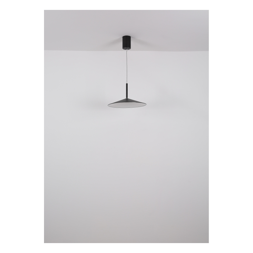 Globo - Lámpara colgante LED en cable LED/18W/230V 4000K negra