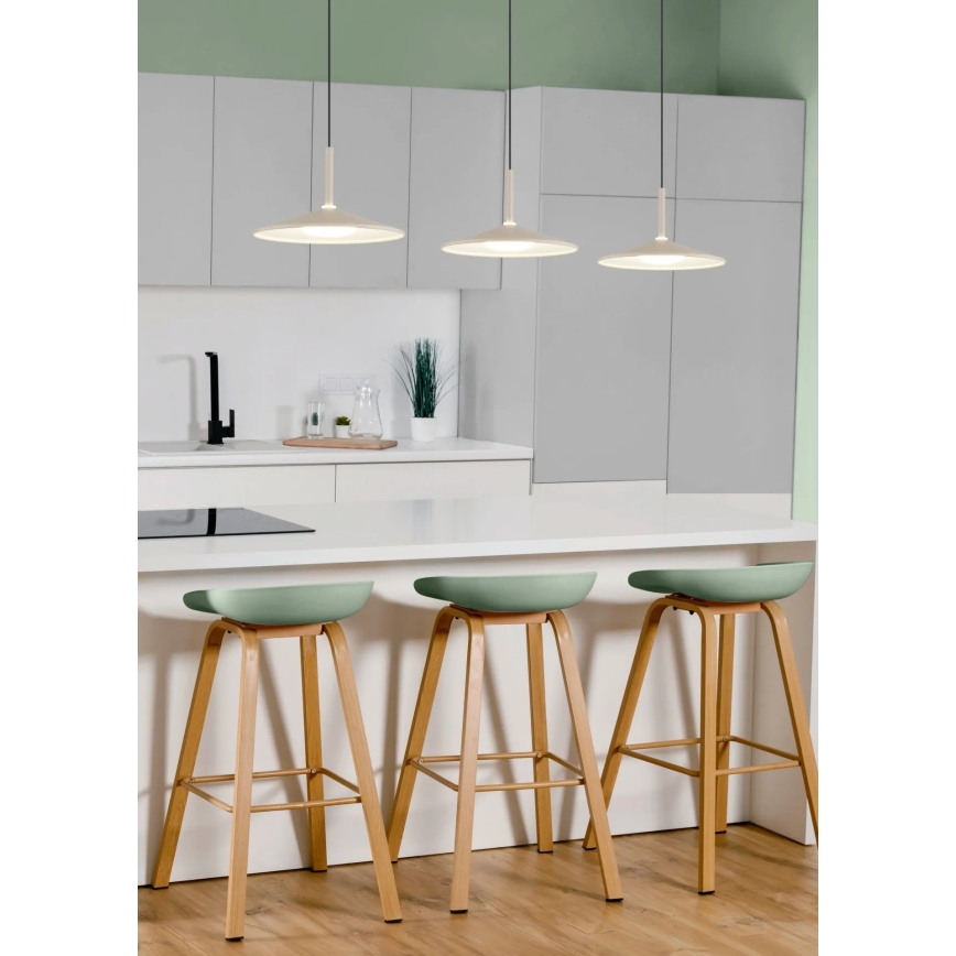 Globo - Lámpara colgante LED suspendida por cable LED/24W/230V 4000K beige