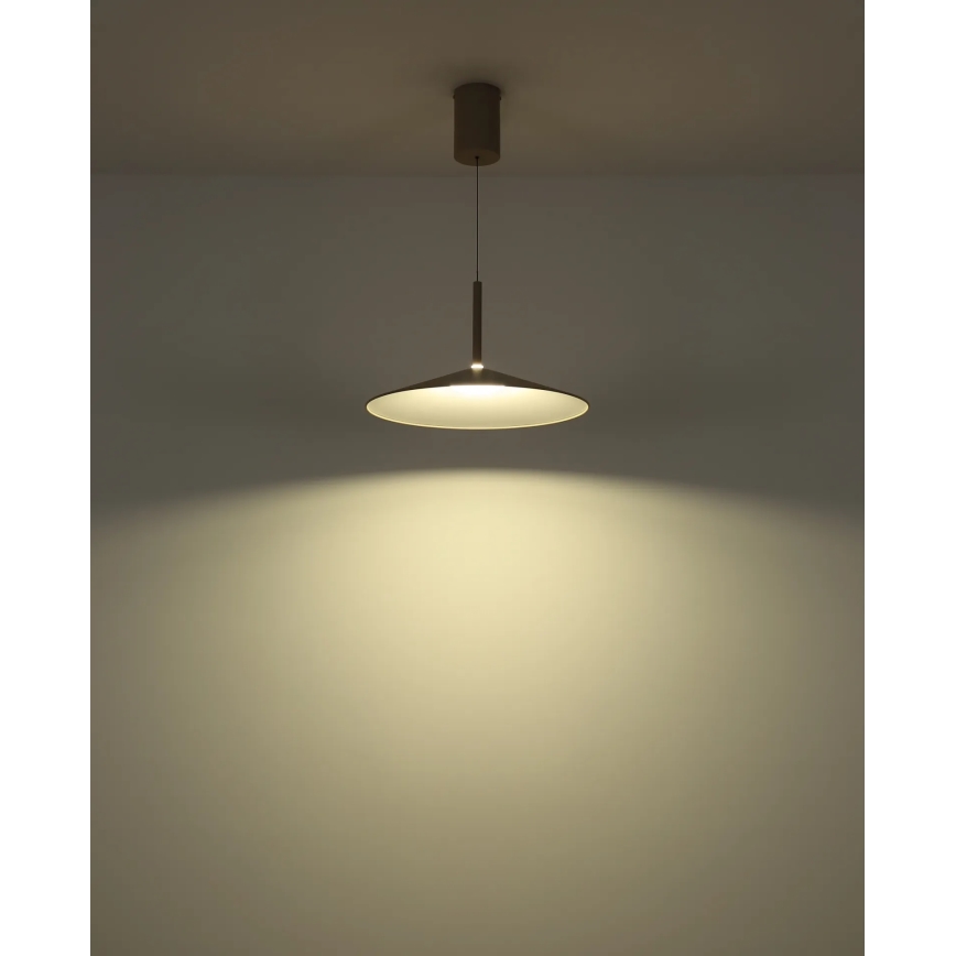 Globo - Lámpara colgante de cable LED/18W/230V 4000K beige