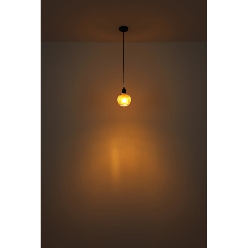 Globo - Lámpara colgante 1xE27/25W/230V diá. 15 cm cobre
