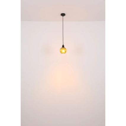 Globo - Lámpara colgante 1xE27/25W/230V diá. 15 cm cobre