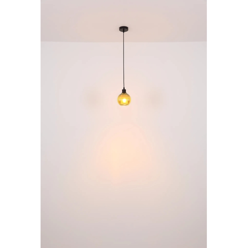Globo - Lámpara colgante 1xE27/25W/230V diá. 15 cm cobre