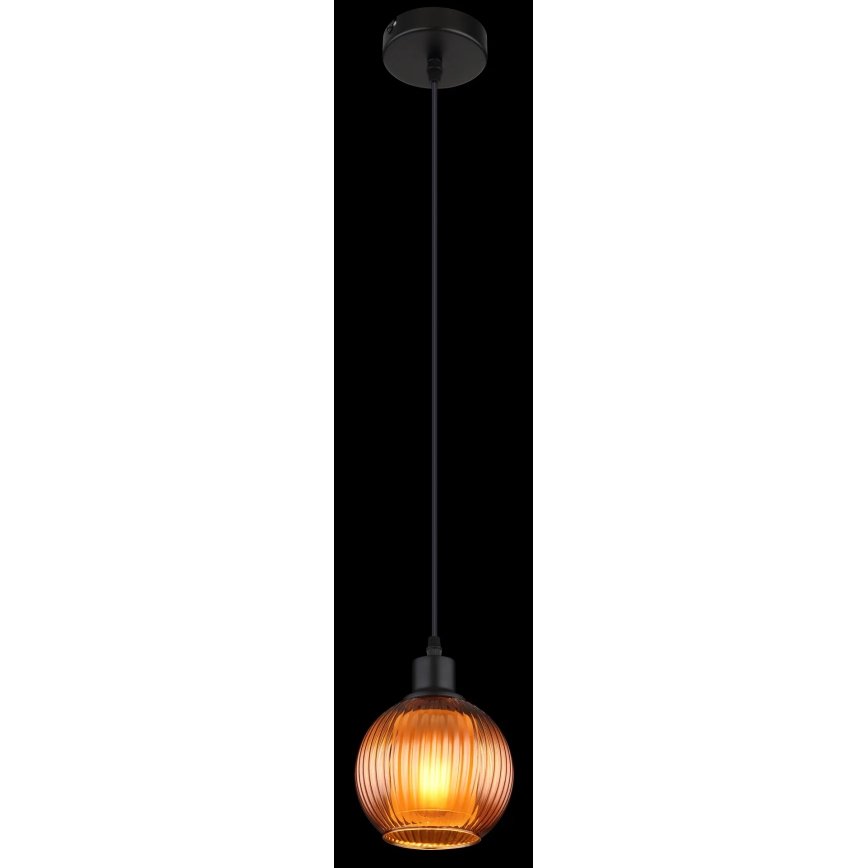 Globo - Lámpara colgante 1xE27/25W/230V diá. 15 cm cobre