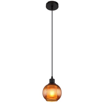 Globo - Lámpara colgante 1xE27/25W/230V diá. 15 cm cobre