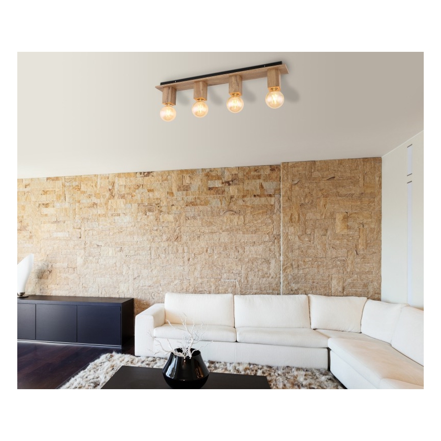 Globo 15655-4D - Plafón ERNA 4xE27/60W/230V