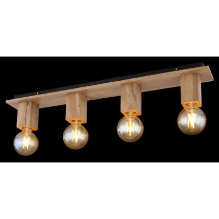 Globo 15655-4D - Plafón ERNA 4xE27/60W/230V