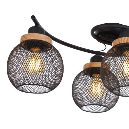 Globo - Lámpara de suspensión 4xE27/60W/230V