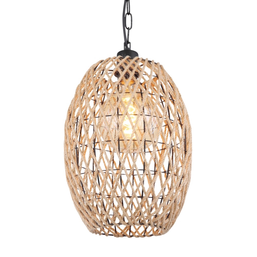 Globo - Lámpara de araña en cadena 1xE27/60W/230V