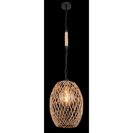 Globo - Lámpara de araña en cadena 1xE27/60W/230V