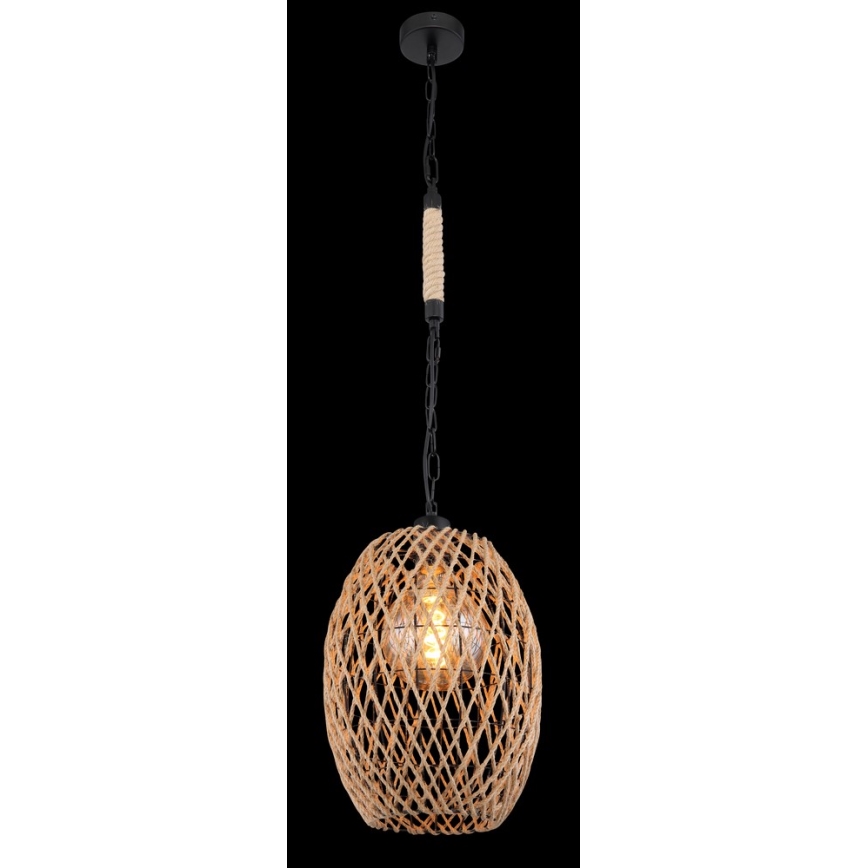 Globo - Lámpara de araña en cadena 1xE27/60W/230V