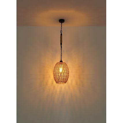 Globo - Lámpara de araña en cadena 1xE27/60W/230V