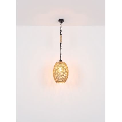 Globo - Lámpara de araña en cadena 1xE27/60W/230V