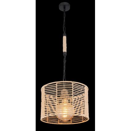 Globo - Lámpara de araña en cadena 1xE27/60W/230V