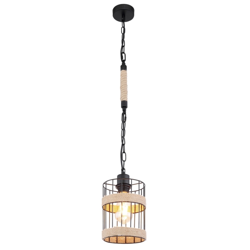 Globo - Lámpara de araña en cadena 1xE27/60W/230V
