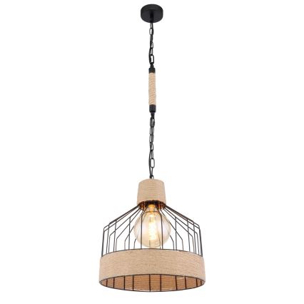 Globo - Lámpara de araña en cadena 1xE27/60W/230V
