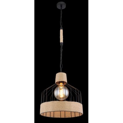 Globo - Lámpara de araña en cadena 1xE27/60W/230V