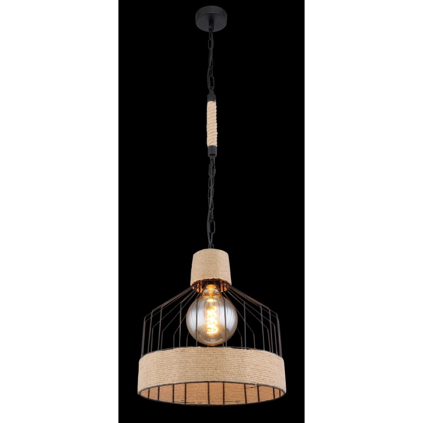 Globo - Lámpara de araña en cadena 1xE27/60W/230V