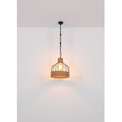 Globo - Lámpara de araña en cadena 1xE27/60W/230V