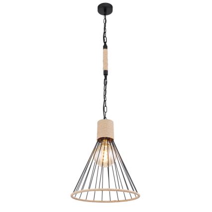 Globo - Lámpara de araña en cadena 1xE27/60W/230V