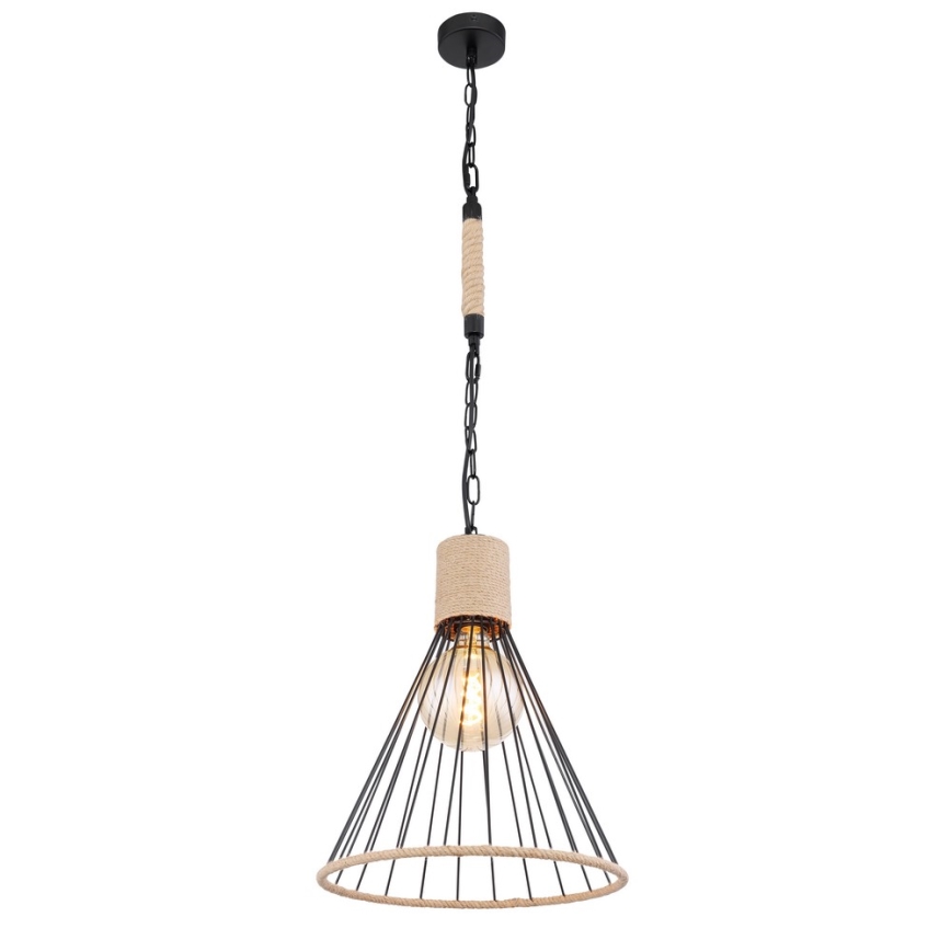 Globo - Lámpara de araña en cadena 1xE27/60W/230V