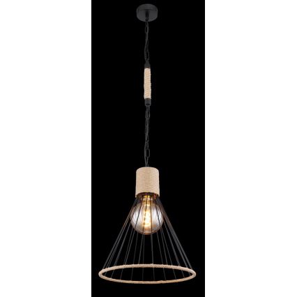 Globo - Lámpara de araña en cadena 1xE27/60W/230V