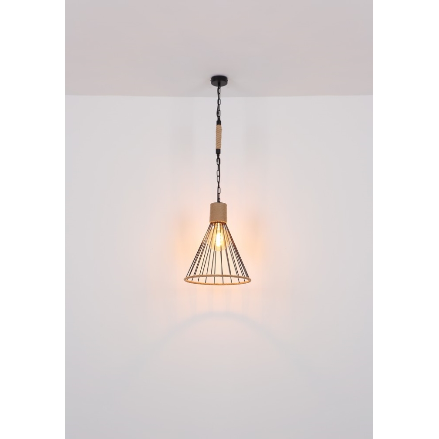 Globo - Lámpara de araña en cadena 1xE27/60W/230V