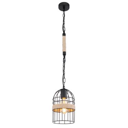 Globo - Lámpara de araña en cadena 1xE27/60W/230V