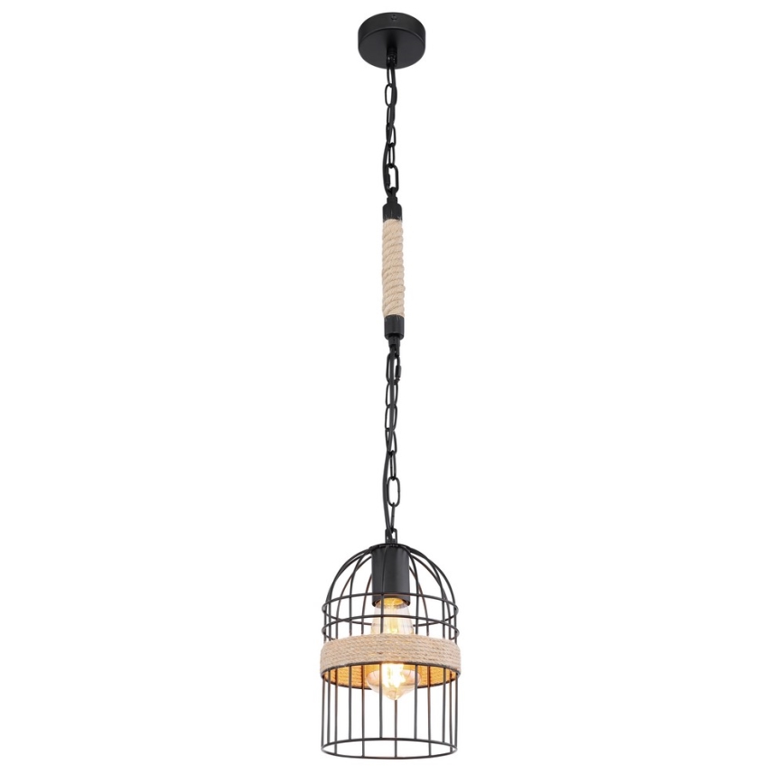 Globo - Lámpara de araña en cadena 1xE27/60W/230V