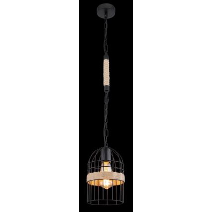 Globo - Lámpara de araña en cadena 1xE27/60W/230V
