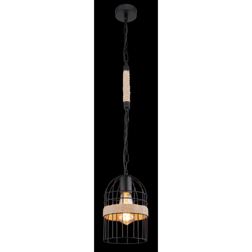 Globo - Lámpara de araña en cadena 1xE27/60W/230V