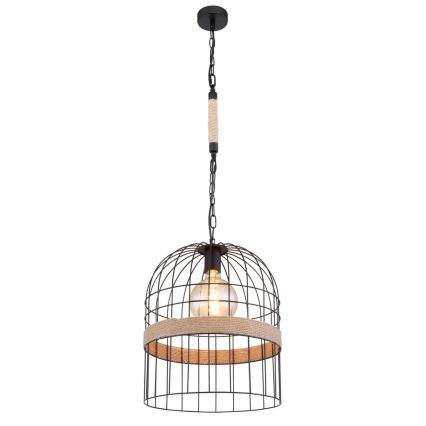 Globo - Lámpara de araña en cadena 1xE27/60W/230V