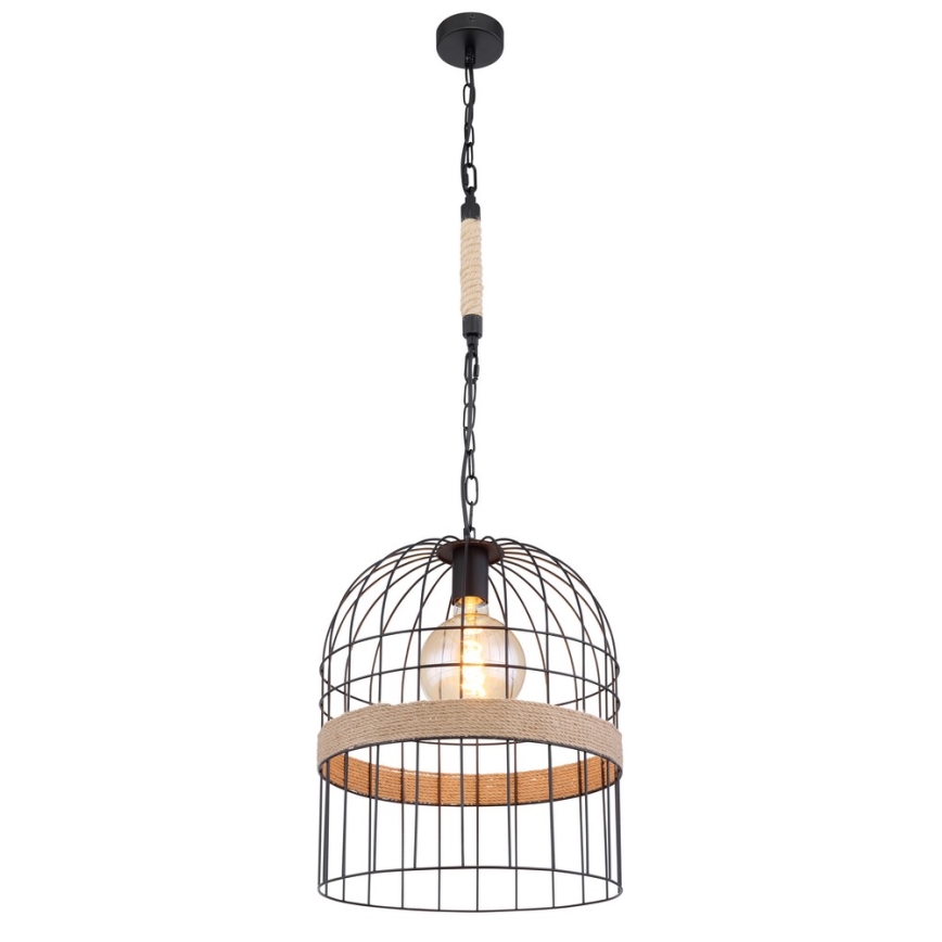Globo - Lámpara de araña en cadena 1xE27/60W/230V
