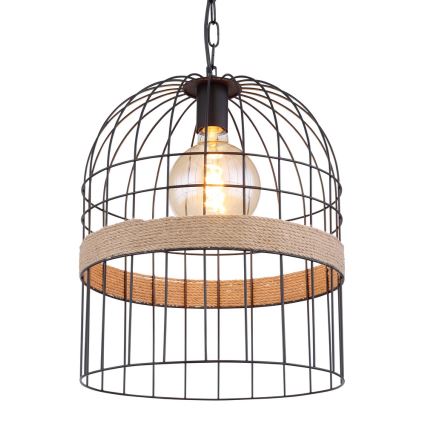 Globo - Lámpara de araña en cadena 1xE27/60W/230V