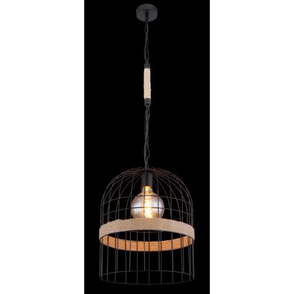 Globo - Lámpara de araña en cadena 1xE27/60W/230V
