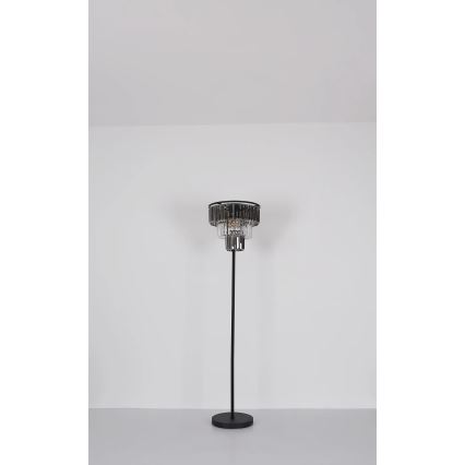 Globo - Lámpara de pie 3xE27/40W/230V diá. 40 cm negro