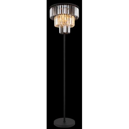 Globo - Lámpara de pie 3xE27/40W/230V diá. 40 cm negro