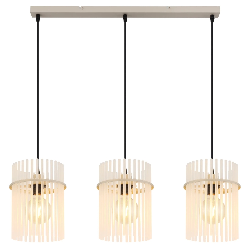 Globo - Lámpara colgante de cable 3xE27/60W/230V