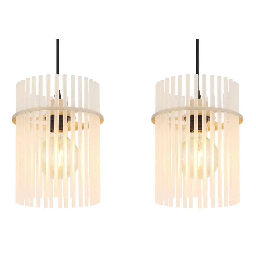 Globo - Lámpara colgante de cable 3xE27/60W/230V