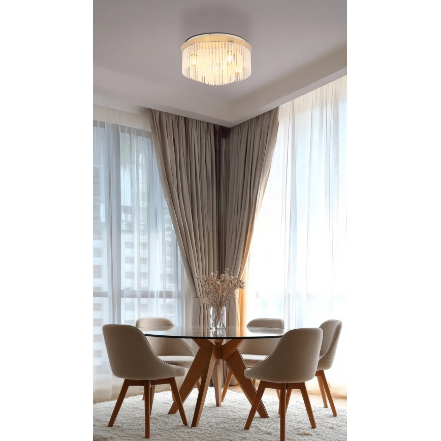 Globo - Lámpara de techo 5xE27/60W/230V, diámetro 50 cm