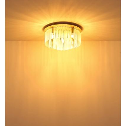 Globo - Lámpara de techo 5xE27/60W/230V, diámetro 50 cm