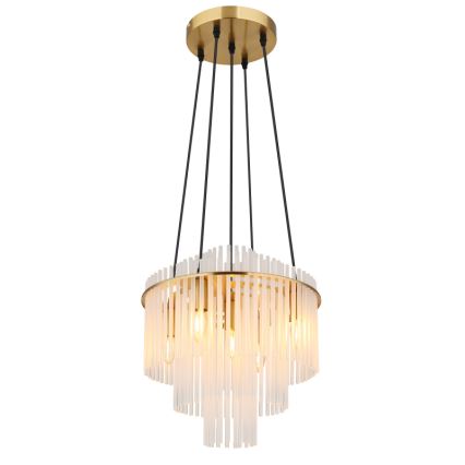 Globo - Lámpara colgante 5xE14/40W/230V dorado