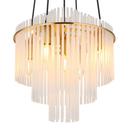 Globo - Lámpara colgante 5xE14/40W/230V dorado