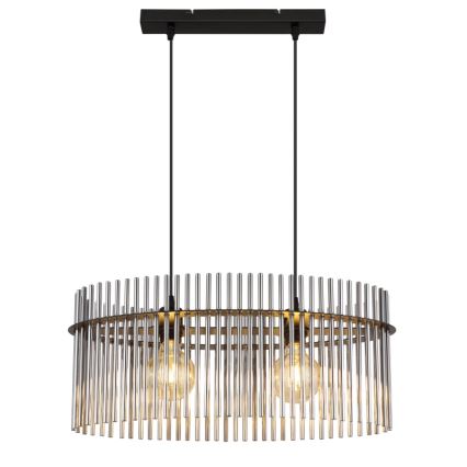 Globo - Lámpara colgante 2xE27/60W/230V negro