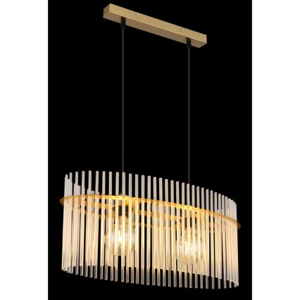 Globo - Lámpara colgante 2xE27/60W/230V dorado