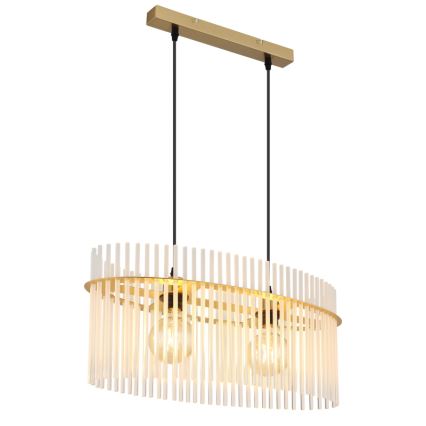 Globo - Lámpara colgante 2xE27/60W/230V dorado