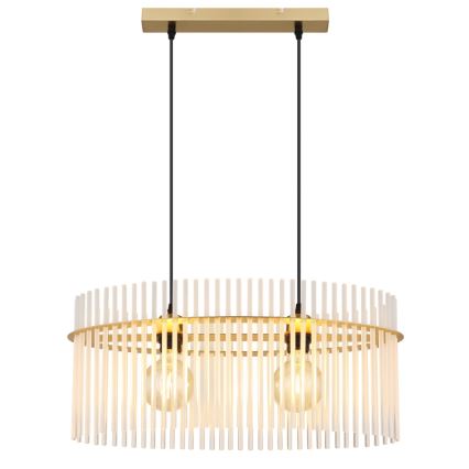 Globo - Lámpara colgante 2xE27/60W/230V dorado