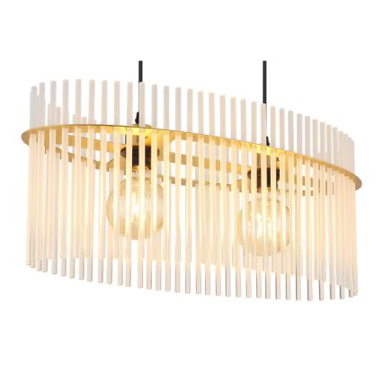 Globo - Lámpara colgante 2xE27/60W/230V dorado