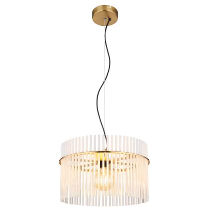 Globo - Lámpara colgante 1xE27/60W/230V diá. 40 cm dorado