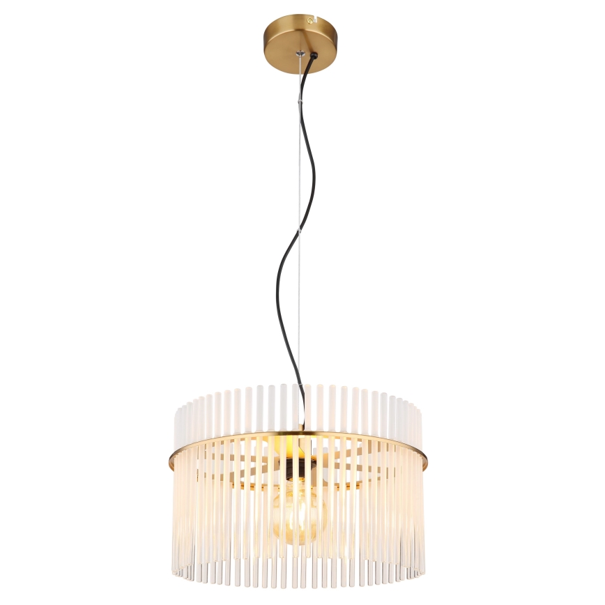 Globo - Lámpara colgante 1xE27/60W/230V diá. 40 cm dorado