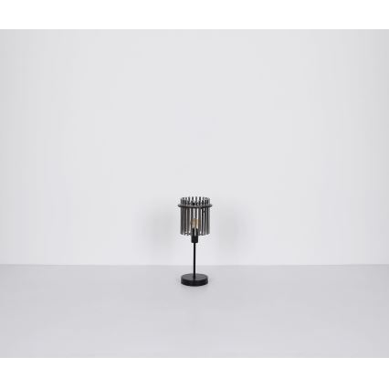 Globo - Lámpara de mesa 1xE14/40W/230V diá. 15 cm negro